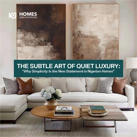 The Subtle Art of Quiet Luxury: Why Simplicity Is the New Statement in Nigerian Homes